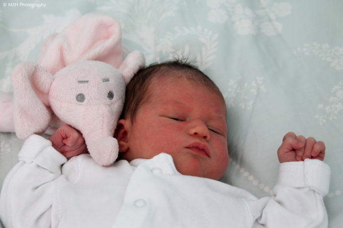 Asleep with teddy